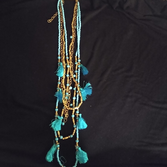 Boho style beaded, tassle necklaces. - Picture 3 of 4